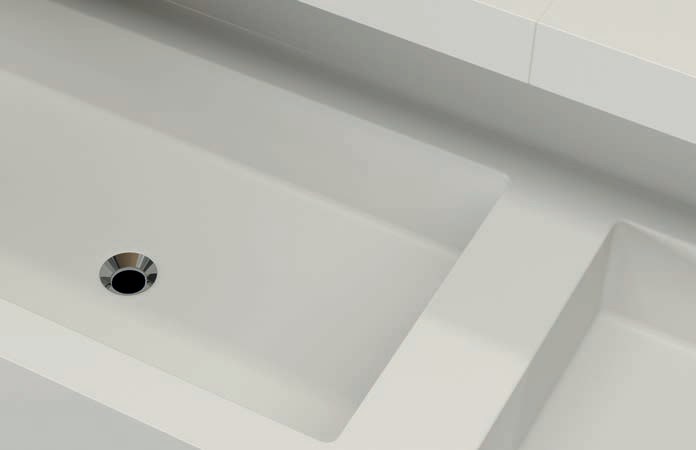 lavabo senza spigoli